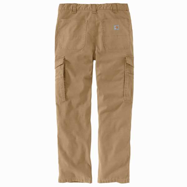 CARHARTT FR DARK KHAKI RUGGED FLEX CANVAS CARGO PANT