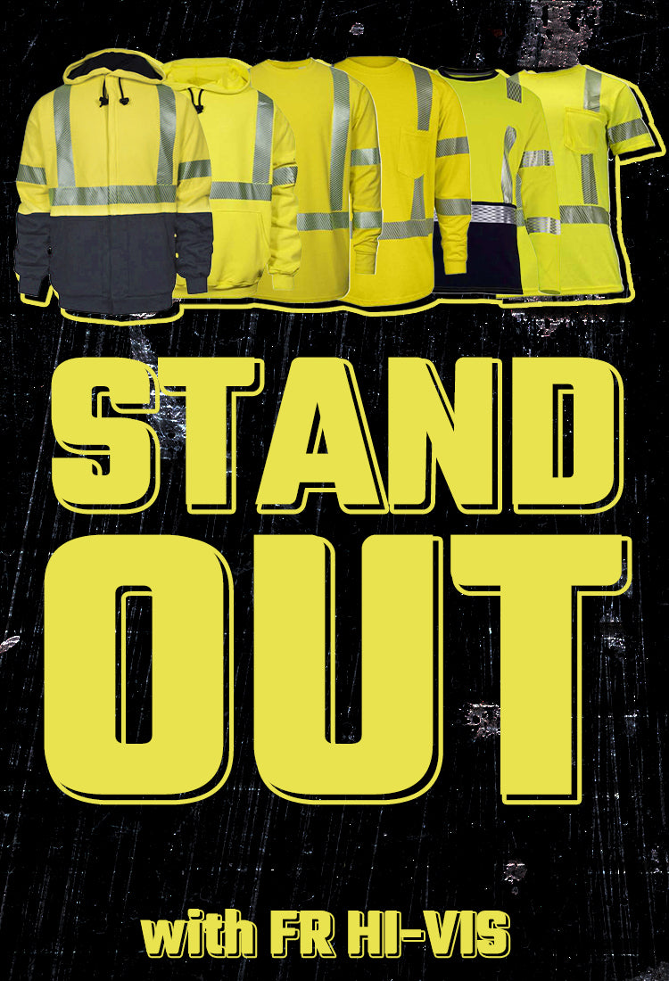 Stand out with Hi-Vis FR Clothing