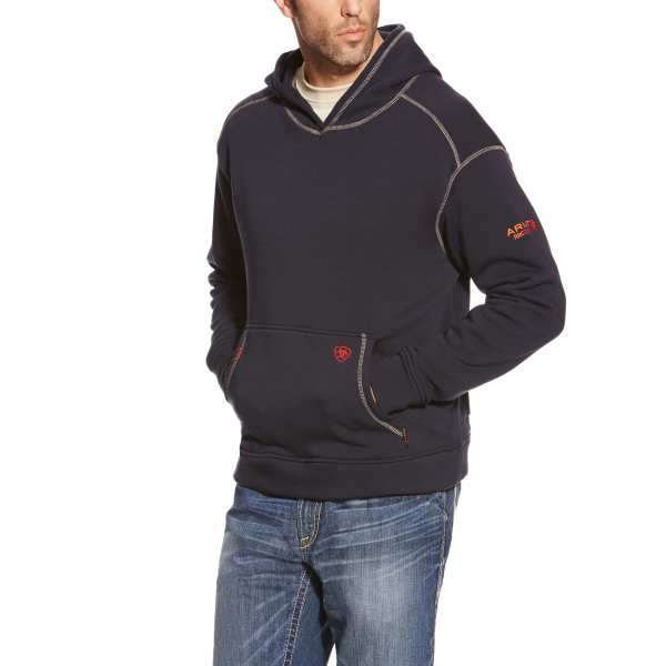 ARIAT FR POLARTEC PULLOVER HOODED SWEATSHIRT