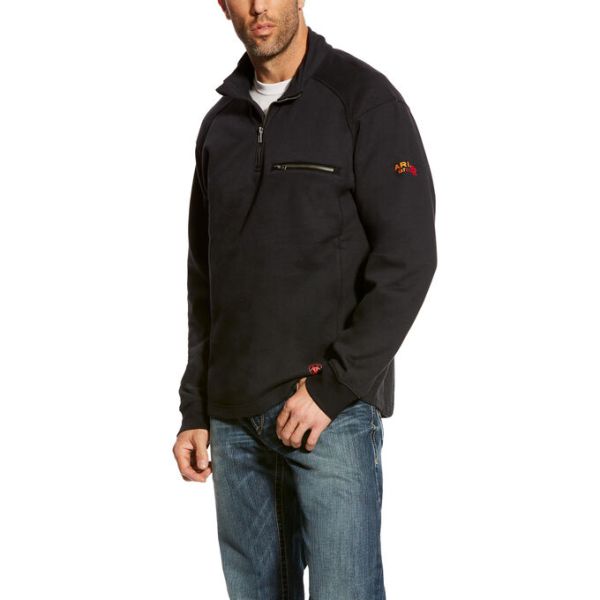 ARIAT FR REV 1/4 ZIP SWEATSHIRT