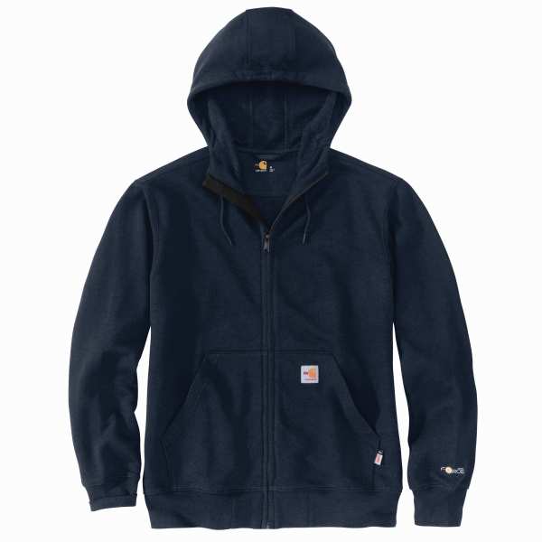 CARHARTT FR FORCE MIDWEIGHT HOODED ZIP FRONT SWEATSHIRT