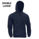 DRIFIRE/TECGEN FR DOUBLE LAYER HOODED PULLOVER SWEATSHIRT