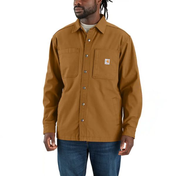 CARHARTT FR RUGGED FLEX CANVAS SHIRT JAC