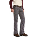 ARIAT FR M5 STRAIGHT DURALIGHT STRETCH IRON GRAY CANVAS PANT