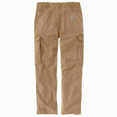 CARHARTT FR DARK KHAKI RUGGED FLEX CANVAS CARGO PANT