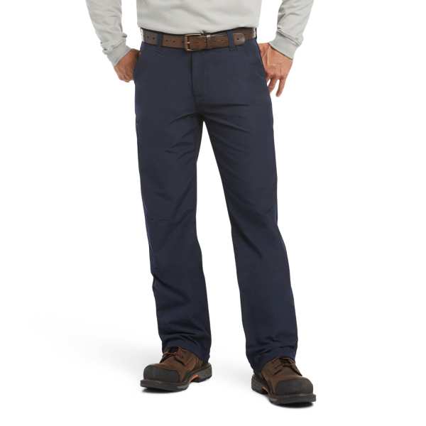 ARIAT FR NAVY M4 RELAXED DURALIGHT RIPSTOP PANT - BOOT CUT