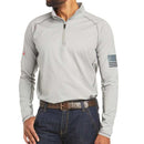 ARIAT FR COMBAT STRETCH PATRIOT 1/4 ZIP SHIRT
