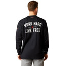 ARIAT FR WORK HARD LIVE FREE LONG SLEEVE T-SHIRT