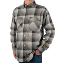 BENCHMARK FR SANTANA PLAID STRETCH WORK SHIRT