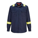 PORTWEST FR LIGHTWEIGHT ENHANCED VISIBILITY WORK SHIRT
