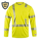 LAKELAND FR HI-VIS CLASS 3 HYPER-LITE LONG SLEEVE CREW