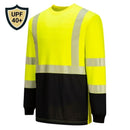 PORTWEST FR HI-VIS CLASS 3 TWO TONE LONG SLEEVE KNIT CREW