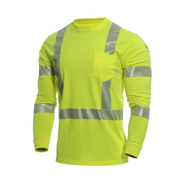 DRIFIRE FR STRONGKNIT HI-VIS T-SHIRT - LONG SLEEVE