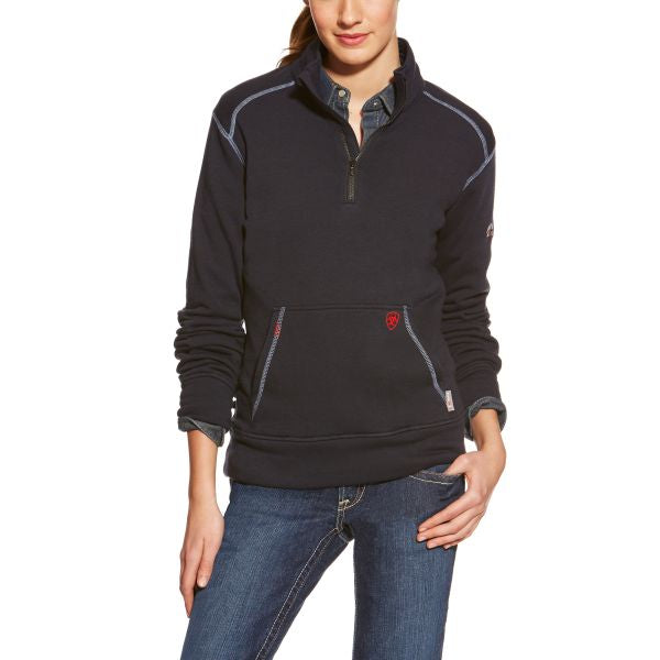 ARIAT FR WOMEN'S POLARTEC 1/4 ZIP FLEECE SWEATSHIRT