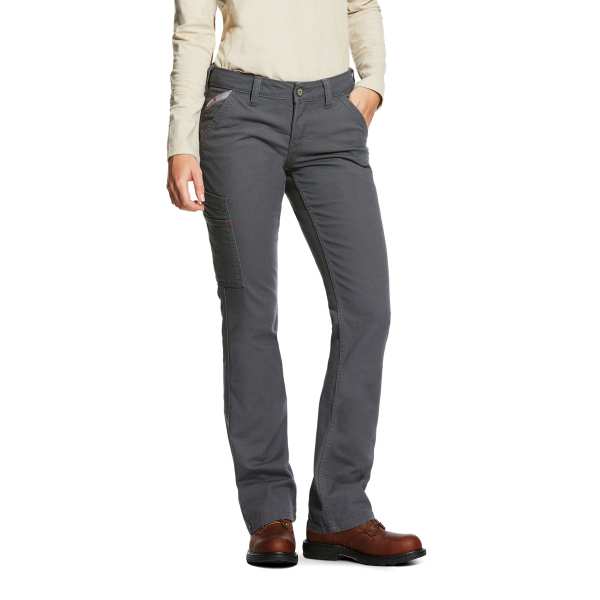 ARIAT FR WOMEN'S DURALIGHT CANVAS STRAIGHT LEG PANT