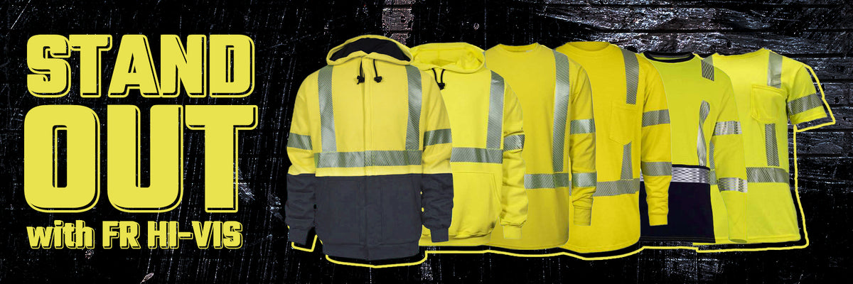 Stand out with FR Hi-Vis Clothing