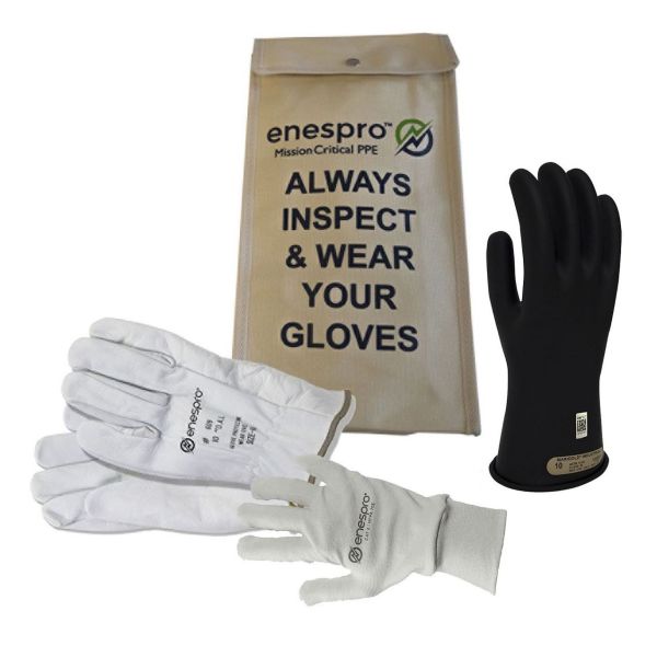 ENESPRO RUBBER VOLTAGE GLOVE PREMIUM KIT - CLASS 00