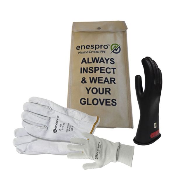 ENESPRO RUBBER VOLTAGE GLOVE PREMIUM KIT - CLASS 0