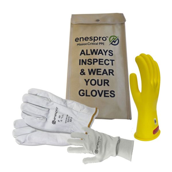 ENESPRO RUBBER VOLTAGE GLOVE PREMIUM KIT - CLASS 0