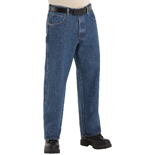 BULWARK FR 14.75 OZ STONE WASHED LOOSE FIT DENIM JEAN