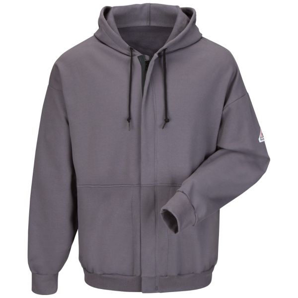 BULWARK FR ZIP-FRONT HOODED SWEATSHIRT