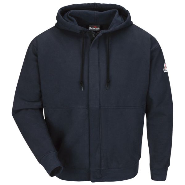 BULWARK FR ZIP-FRONT HOODED SWEATSHIRT