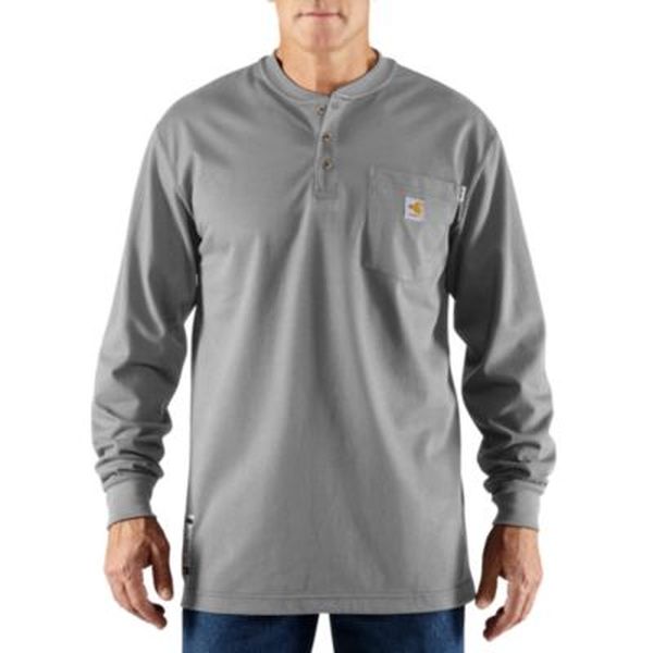 CARHARTT FR FORCE COTTON LONG SLEEVE HENLEY