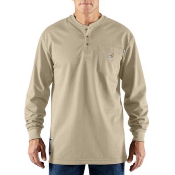 CARHARTT FR FORCE COTTON LONG SLEEVE HENLEY